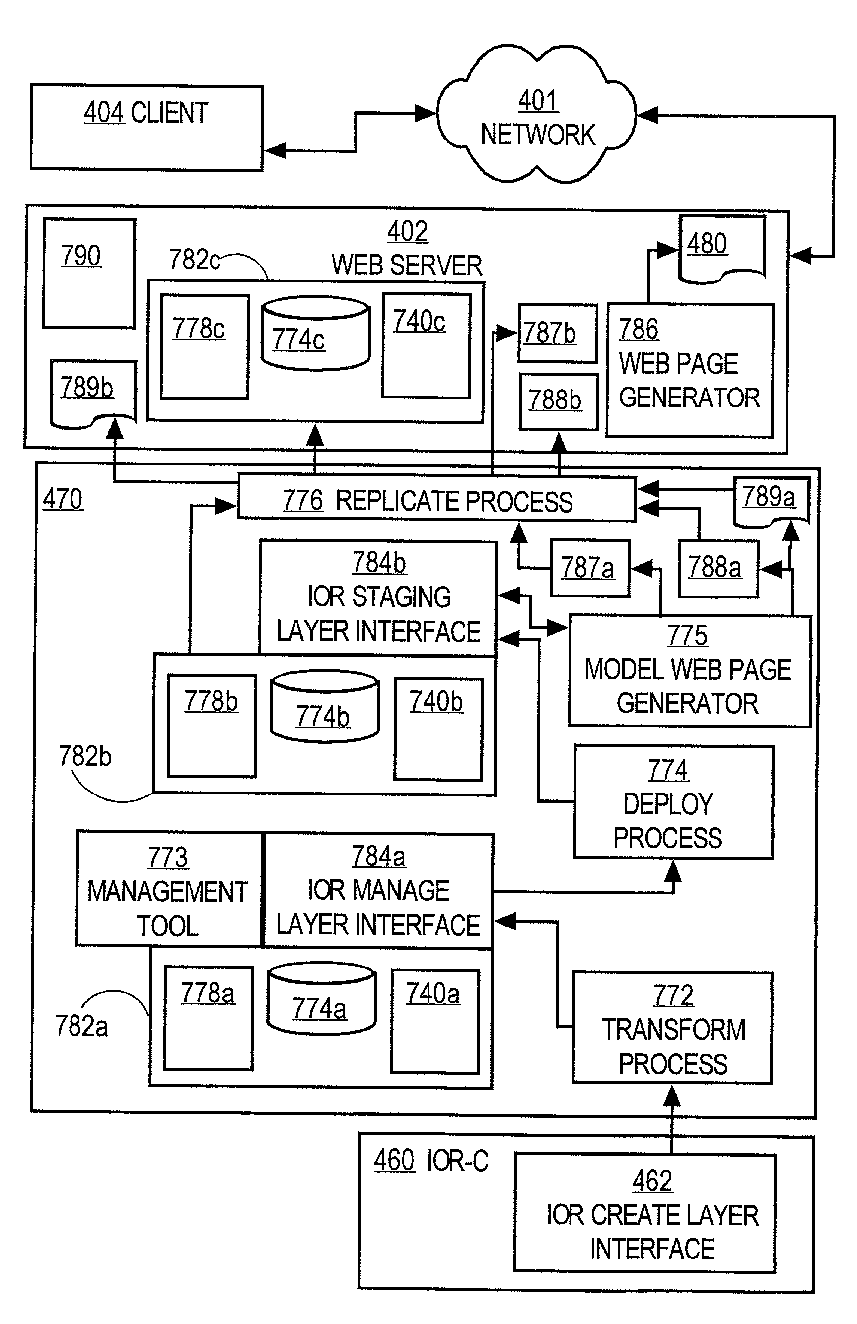 Dynamic information object cache approach useful in a vocabulary retrieval system