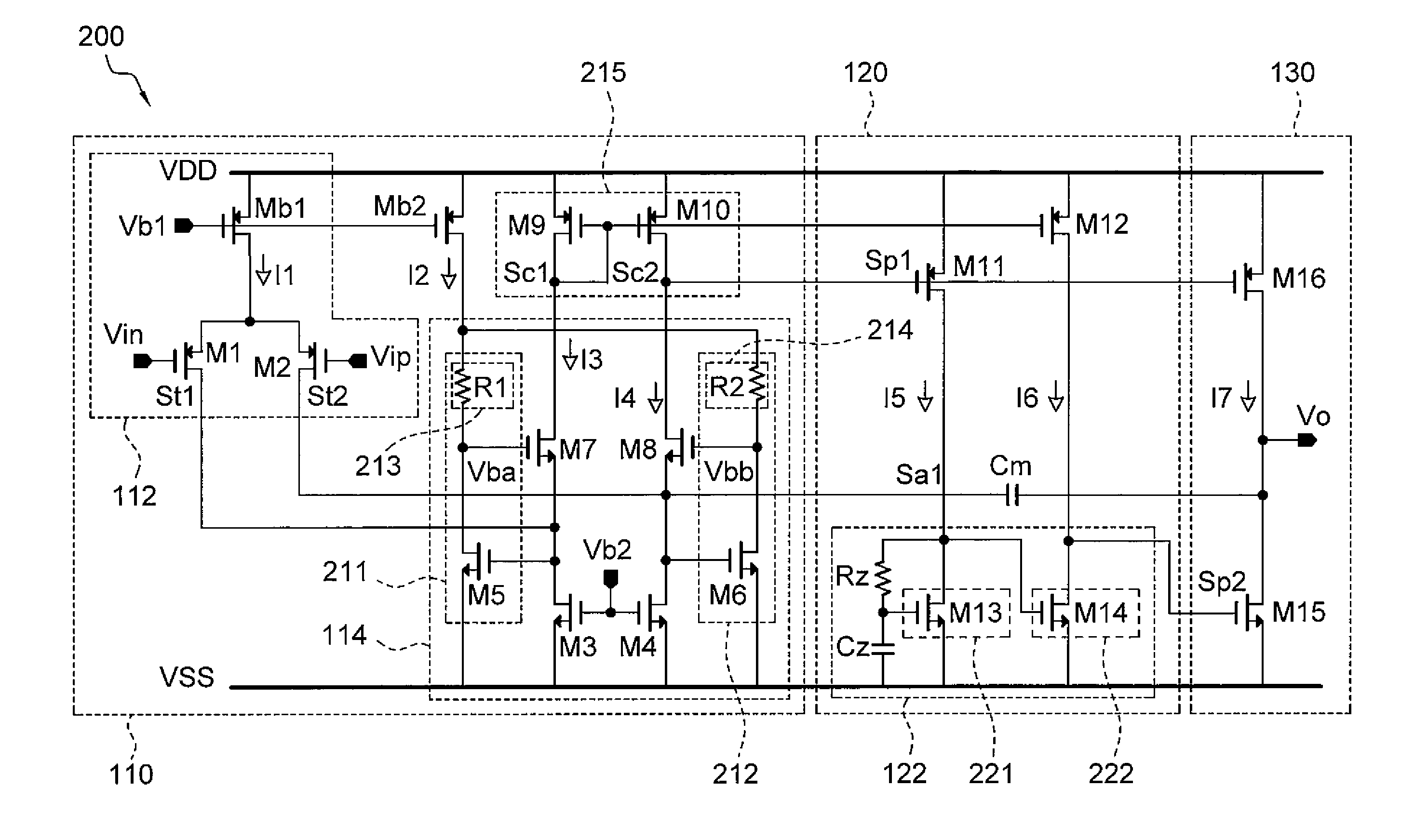 Frequency compensation techniques for low-power and small-area multistage amplifiers