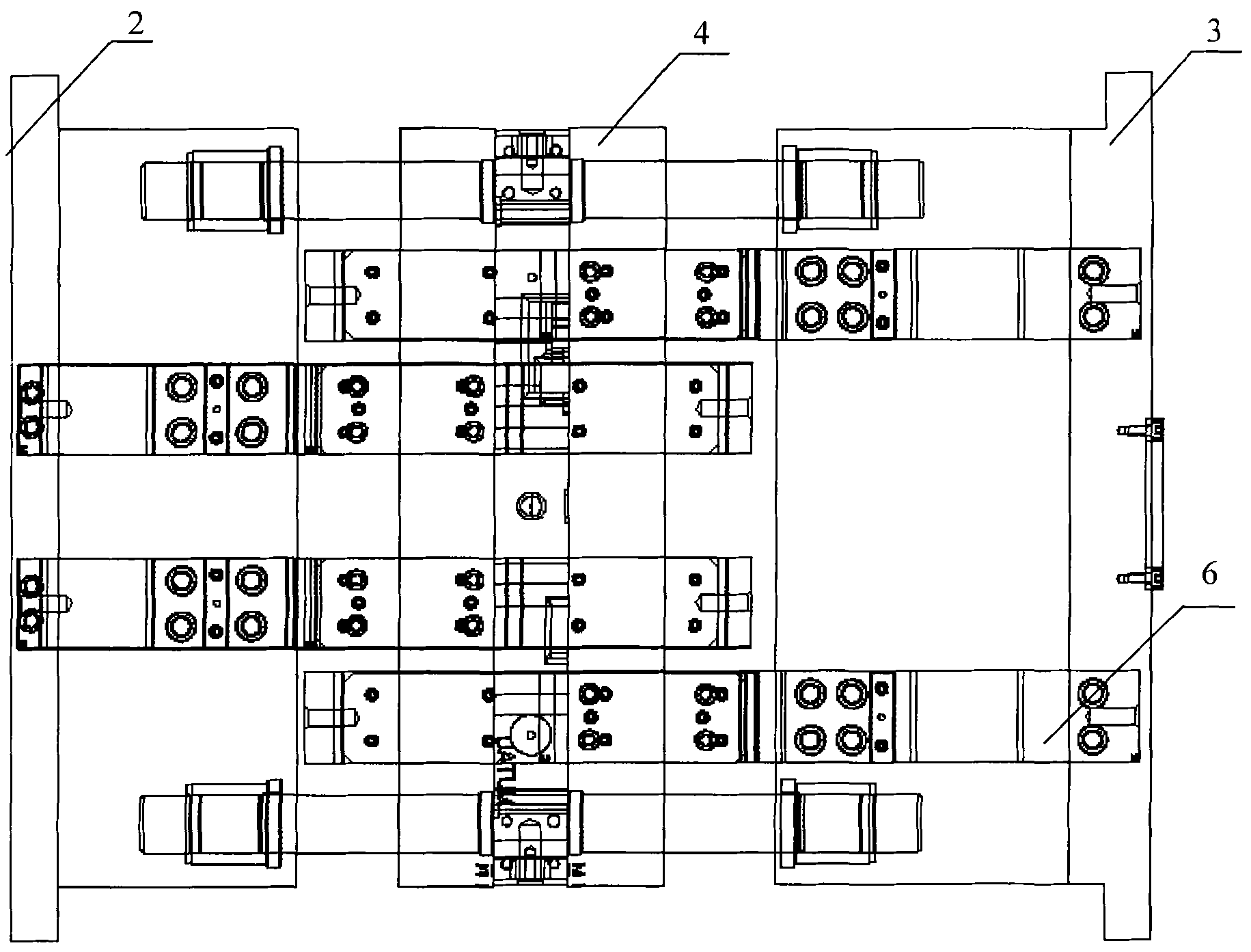 Die and die supporting mechanism thereof