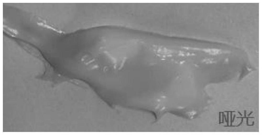 Liquid crystal type oil-in-water matte composition, cream and preparation method thereof