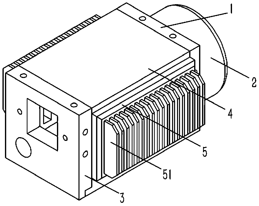 A structurally improved industrial camera housing