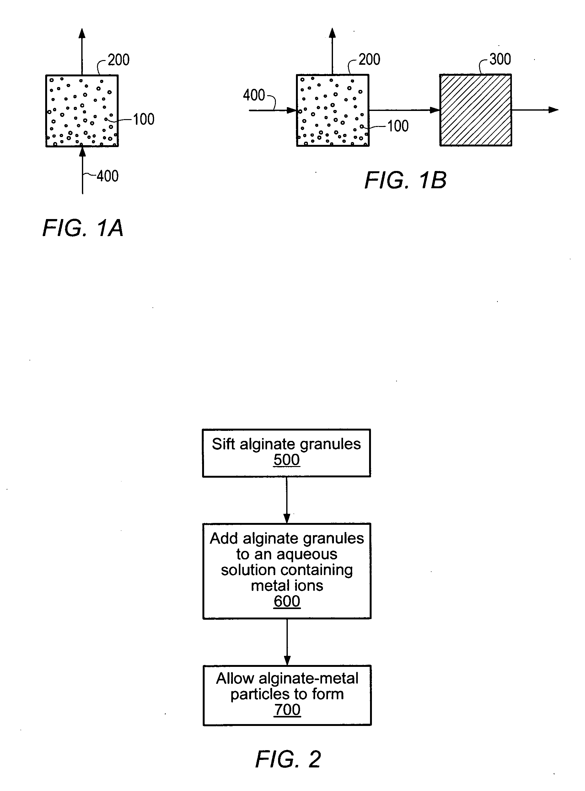Systems and methods of reducing metal compounds from fluids using alginate beads