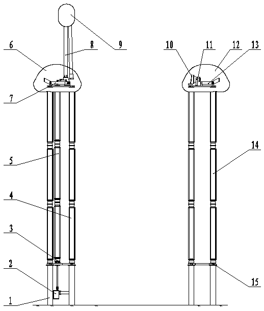 A single-arm folding plug-in ±1100kv UHV DC isolating switch