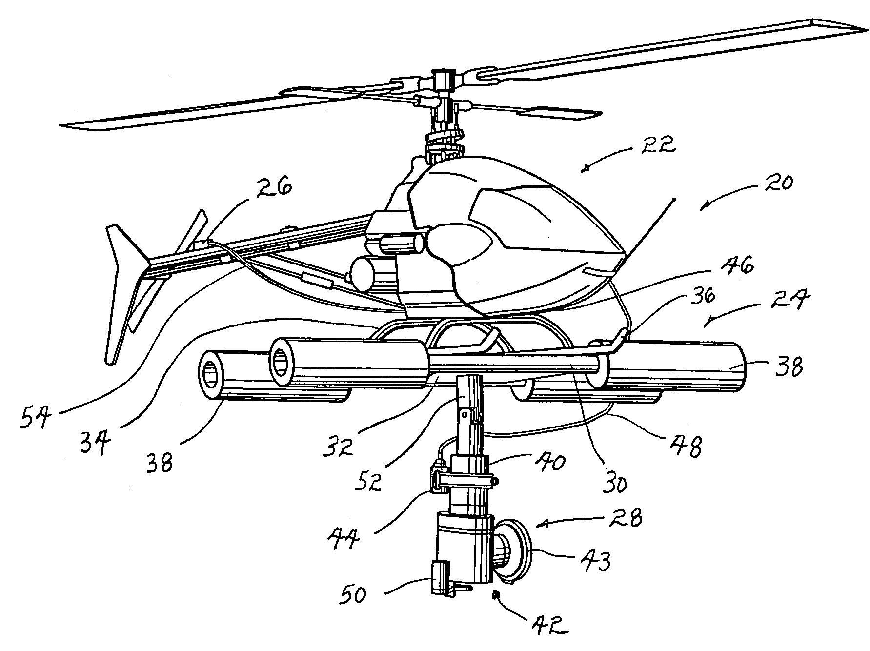 Method and apparatus for creating aerial panoramic photography