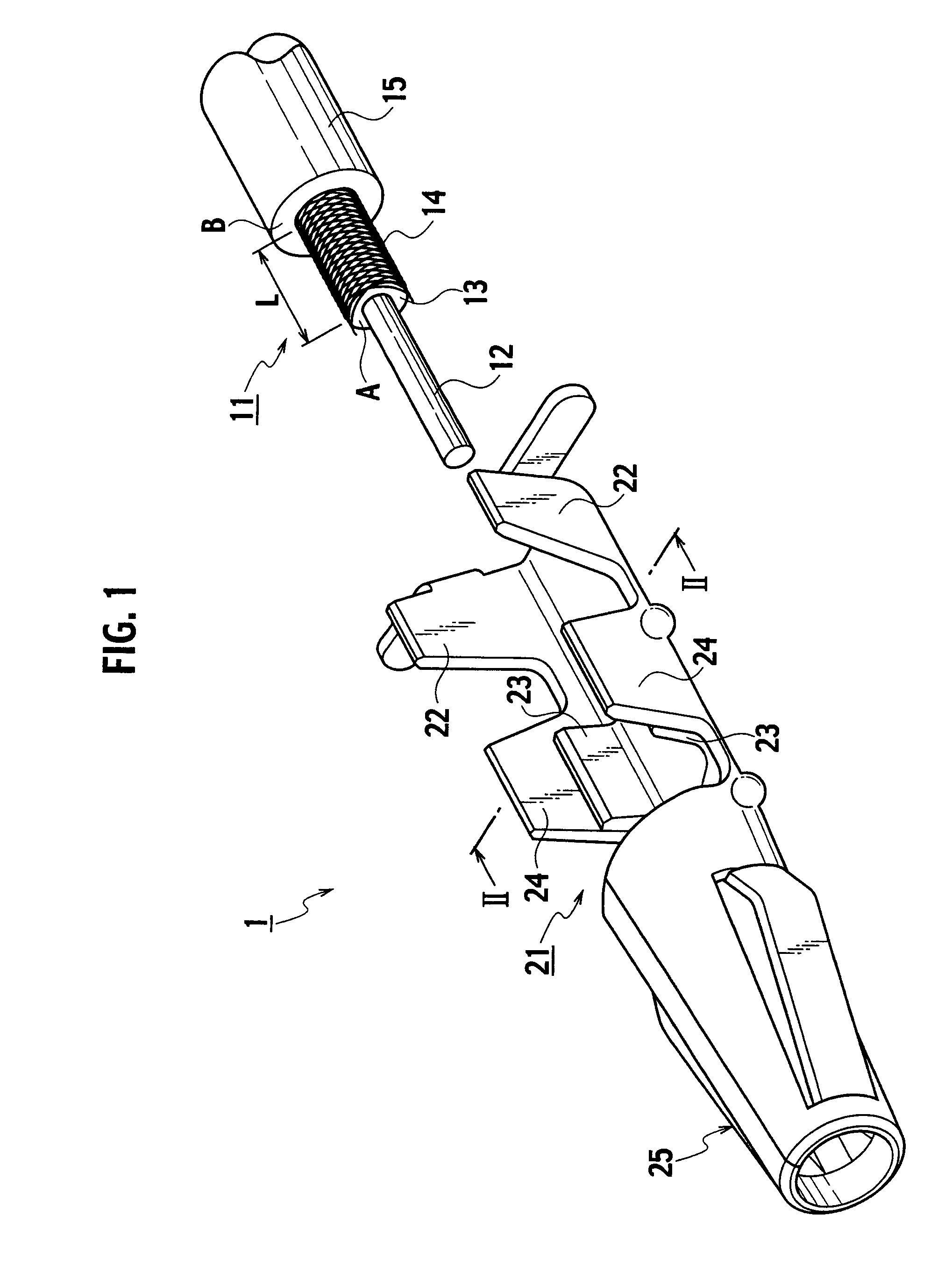 Coaxial Cable Connector and Coaxial Cable Connection Unit