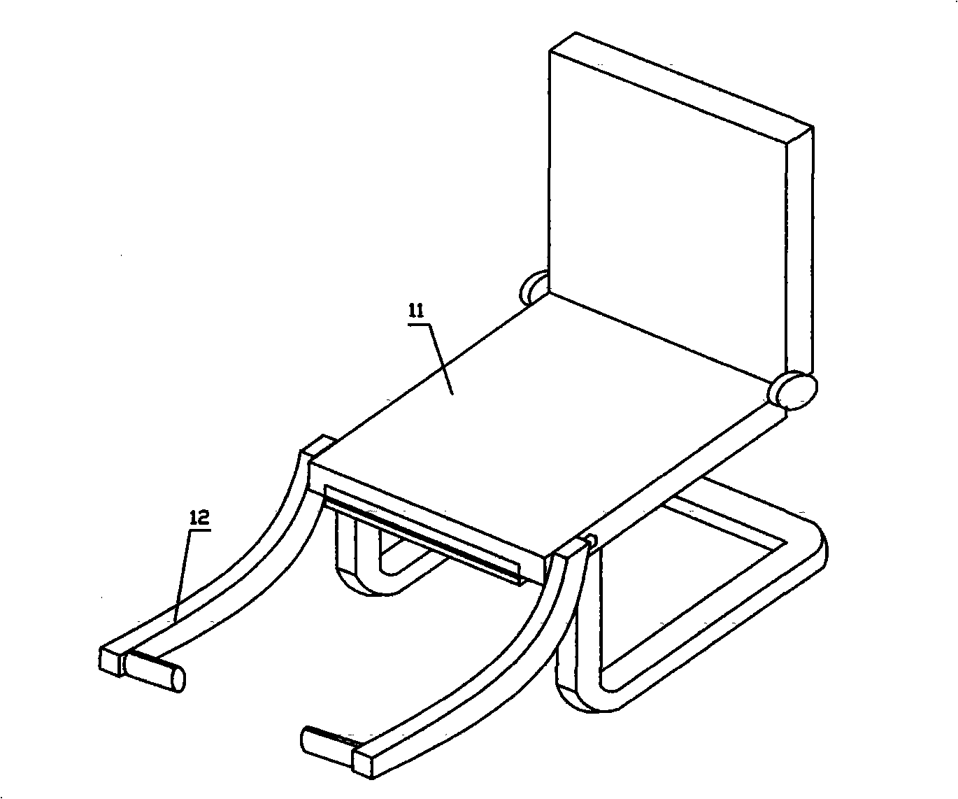 Multifunctional body-building chair and use method
