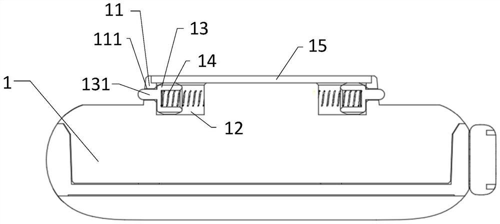 Buckle structure and watch