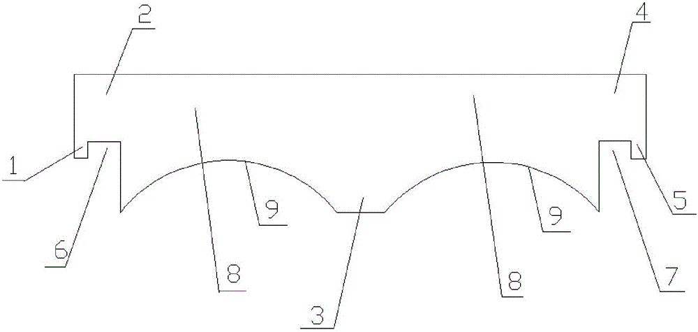 Combined house component with lock catch structure