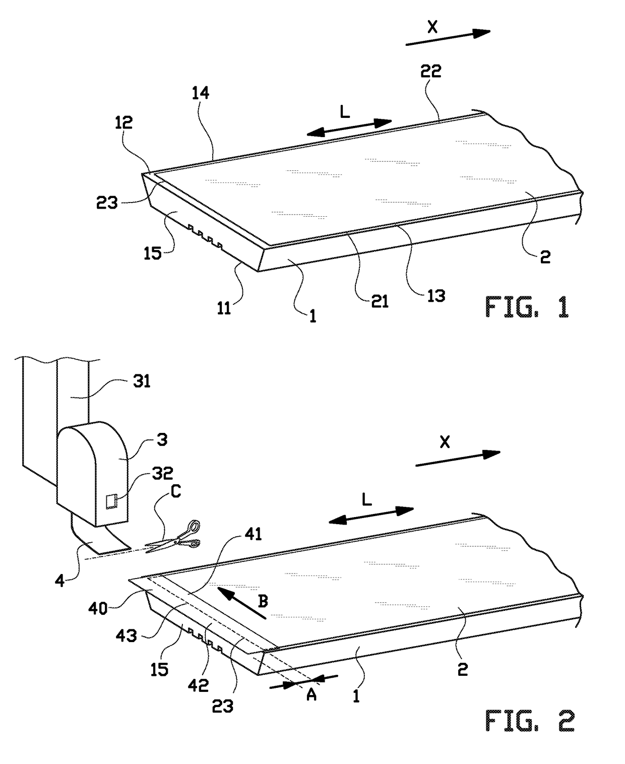 Foil removal device and a method for removing a foil from a tire tread