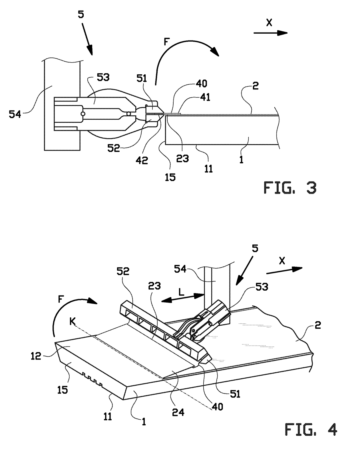 Foil removal device and a method for removing a foil from a tire tread