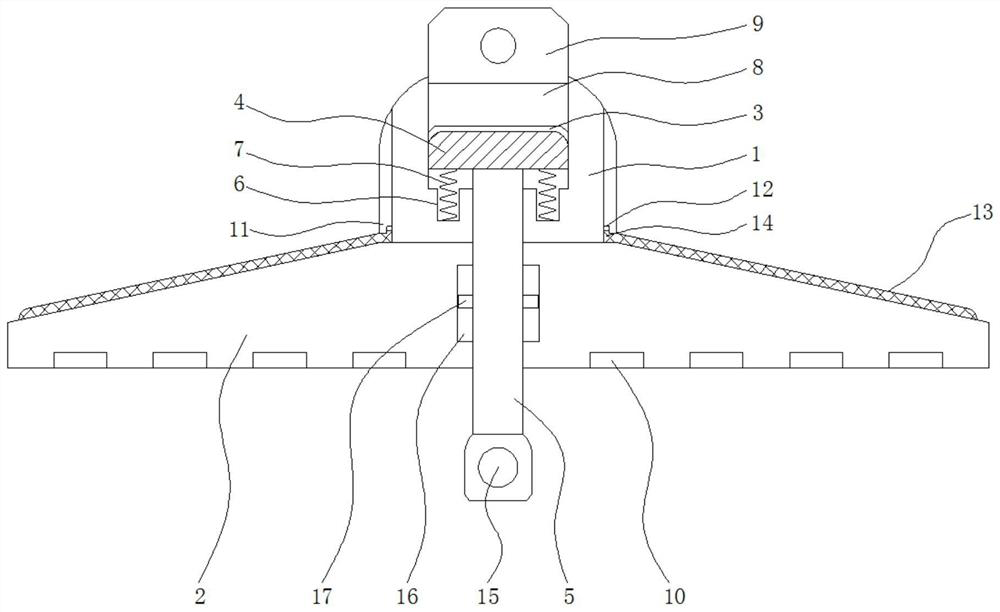 High-strength conical head suspension insulator