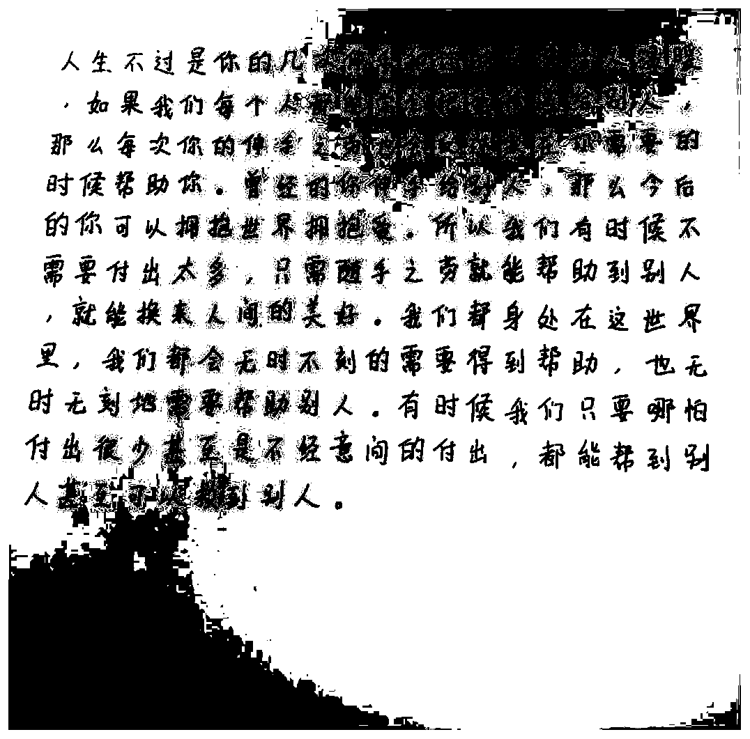 CNN-based handwritten Chinese text recognition method
