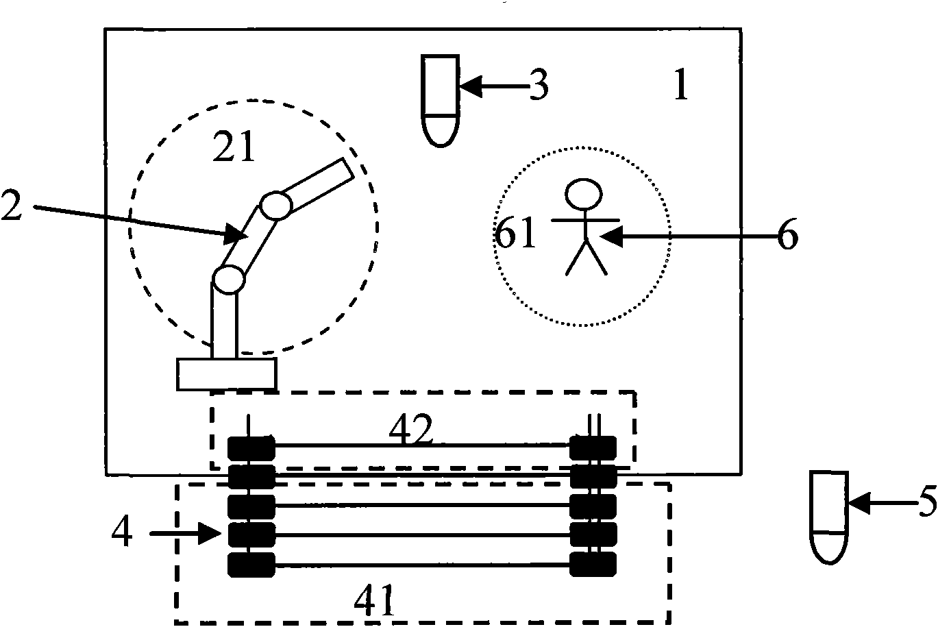 Method for preventing industrial robot from colliding with worker