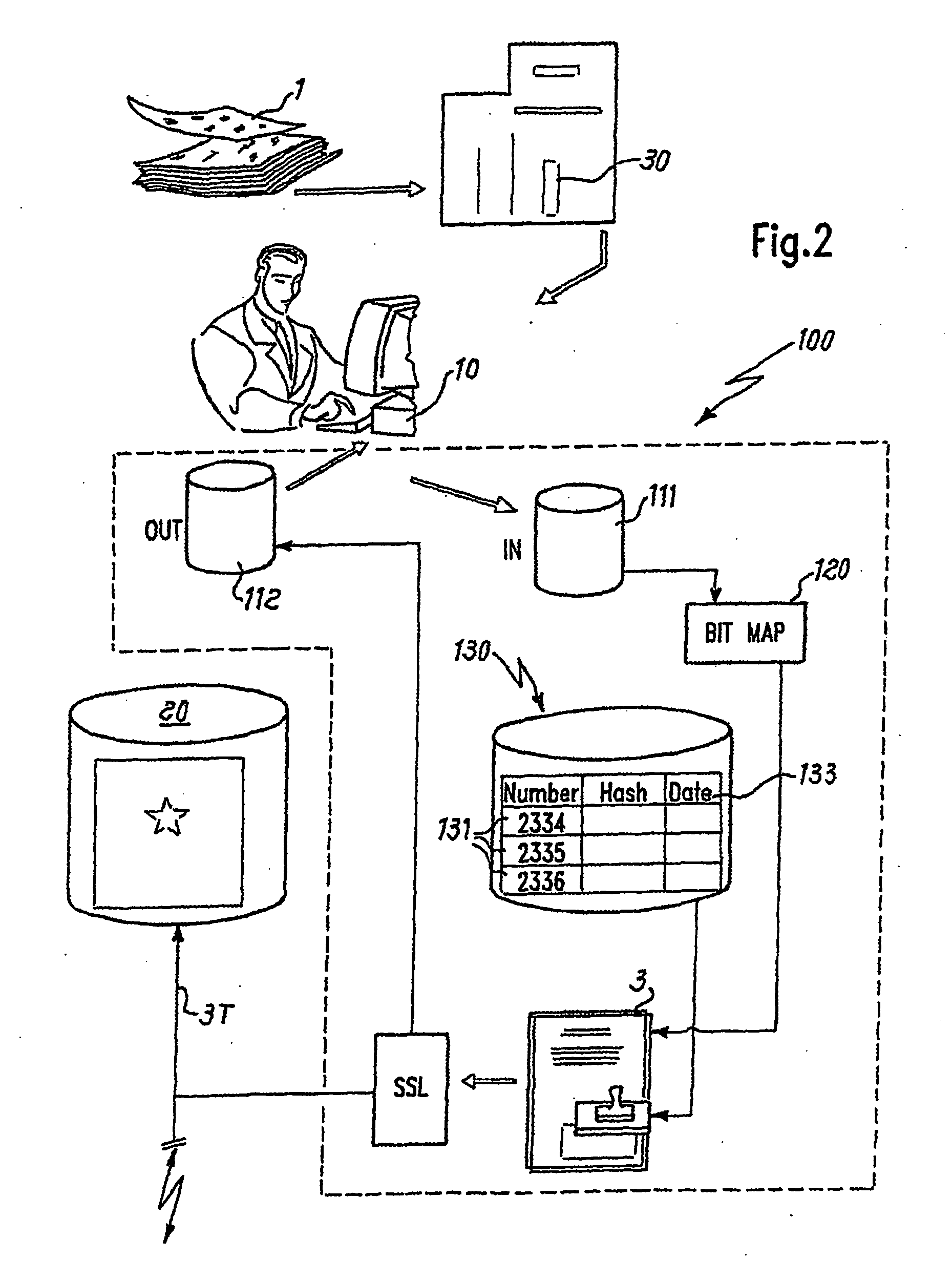 Method and a System for Authenticating and Recording Digital Documents and/or Files