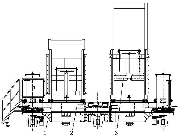 Walking mechanism and trackless multifunctional automatic installation machine using walking mechanism