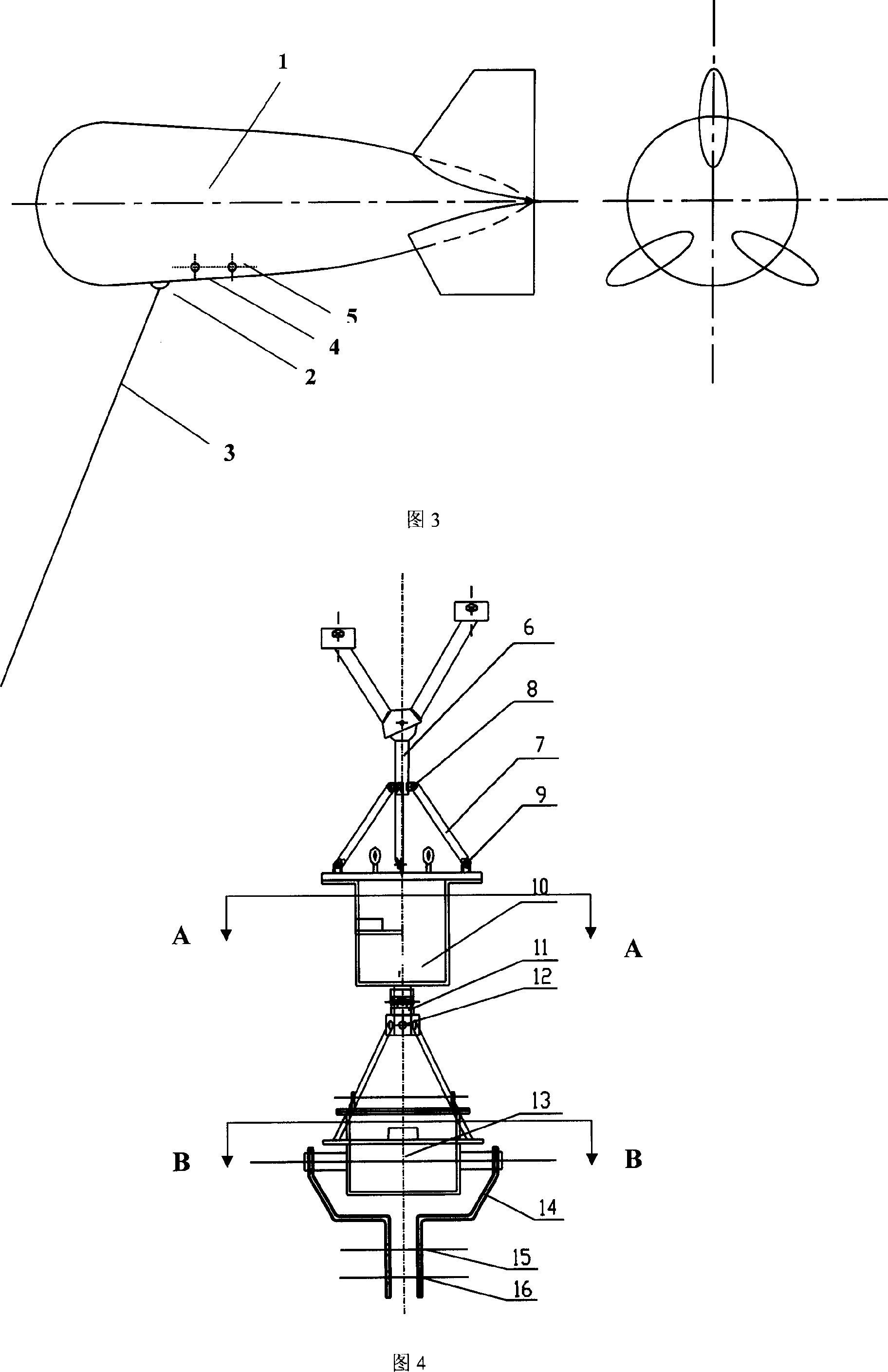 Three-dimesnional visual camera measuring device with large scene based on calibrating technology