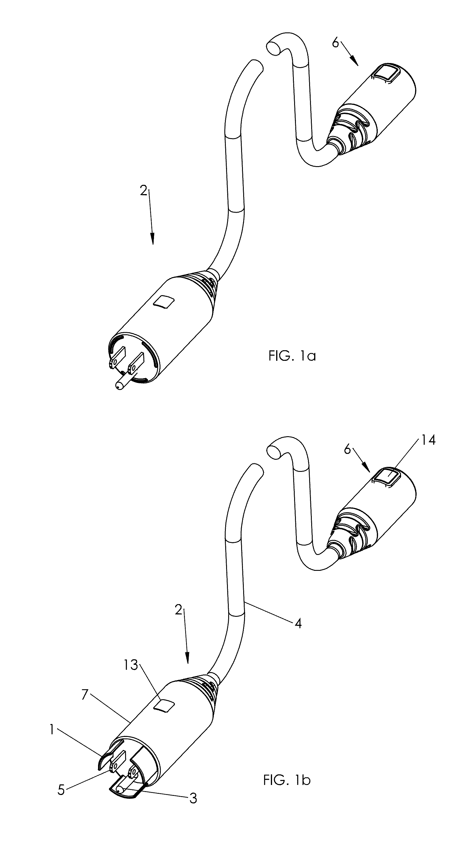 Electrical cord plug eject mechanism