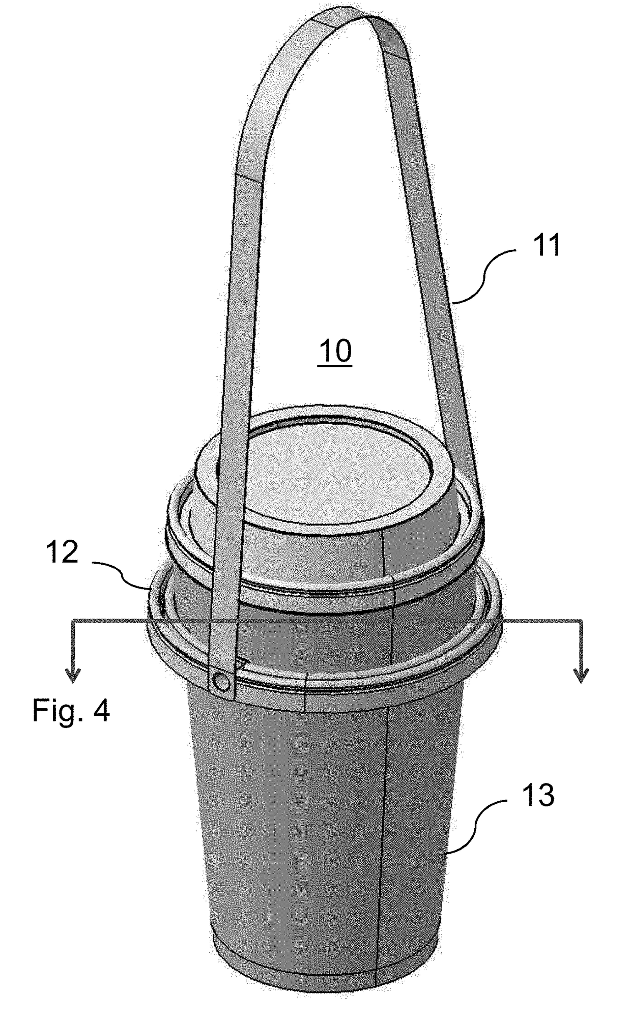 Container sling assembly and method of use