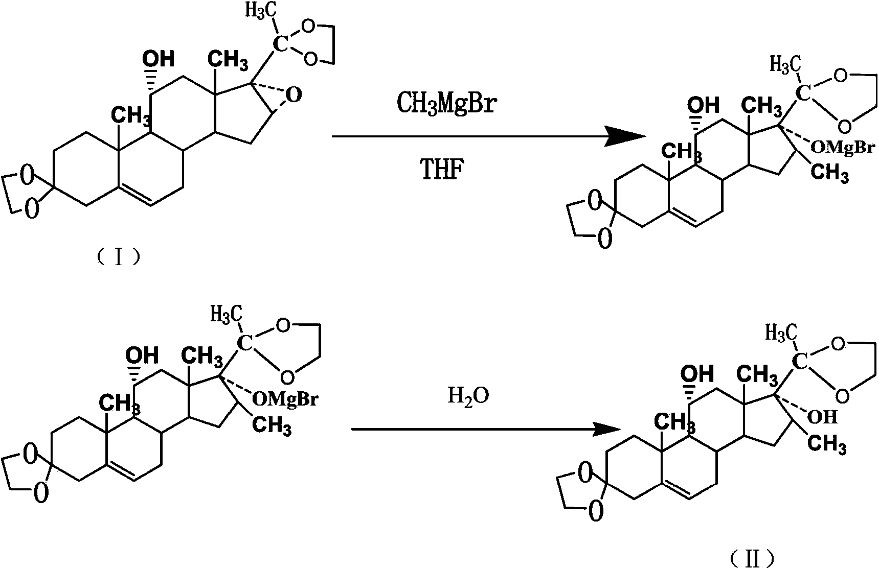 Preparation method of betamethasone intermediate