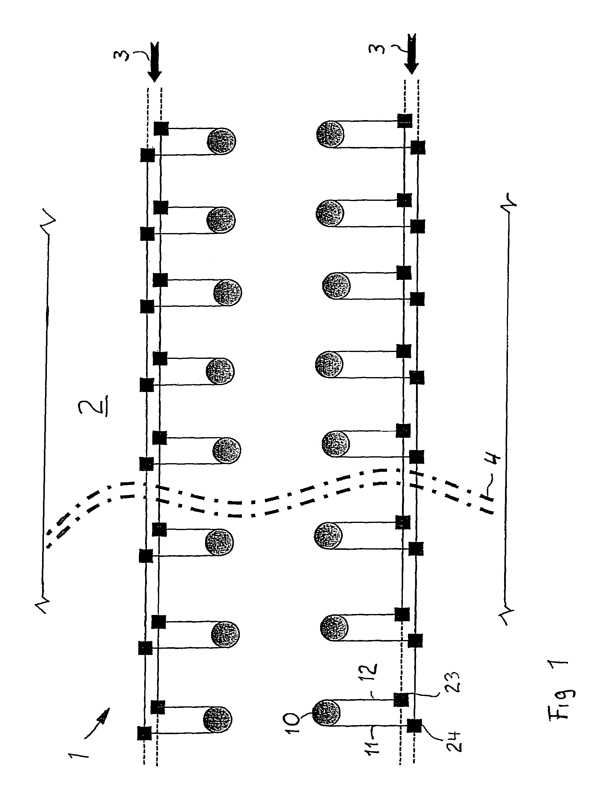 Emergency lighting arrangement with decentralized emergency power supply for an aircraft