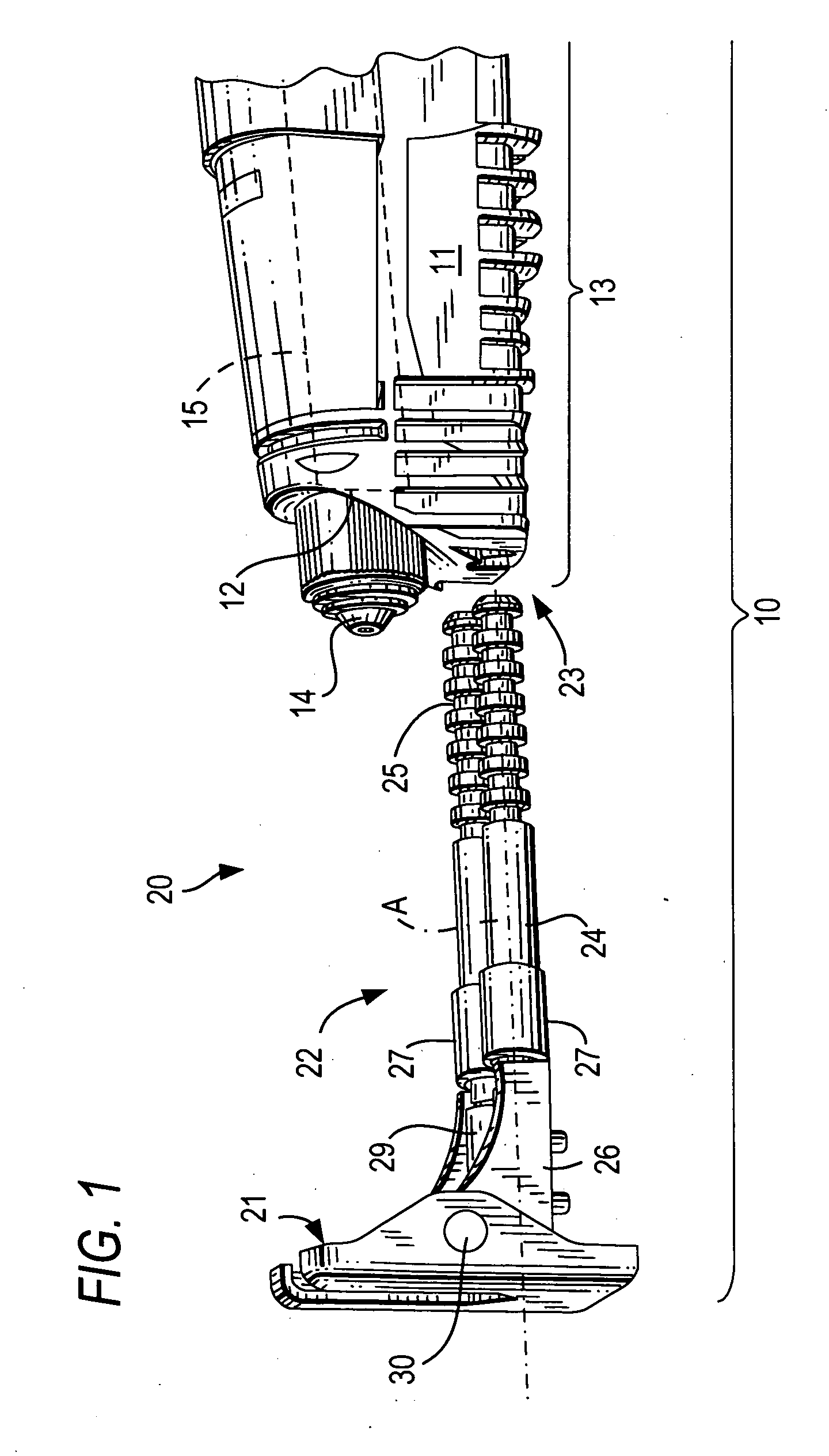 Motor-driven saber saw with guide device