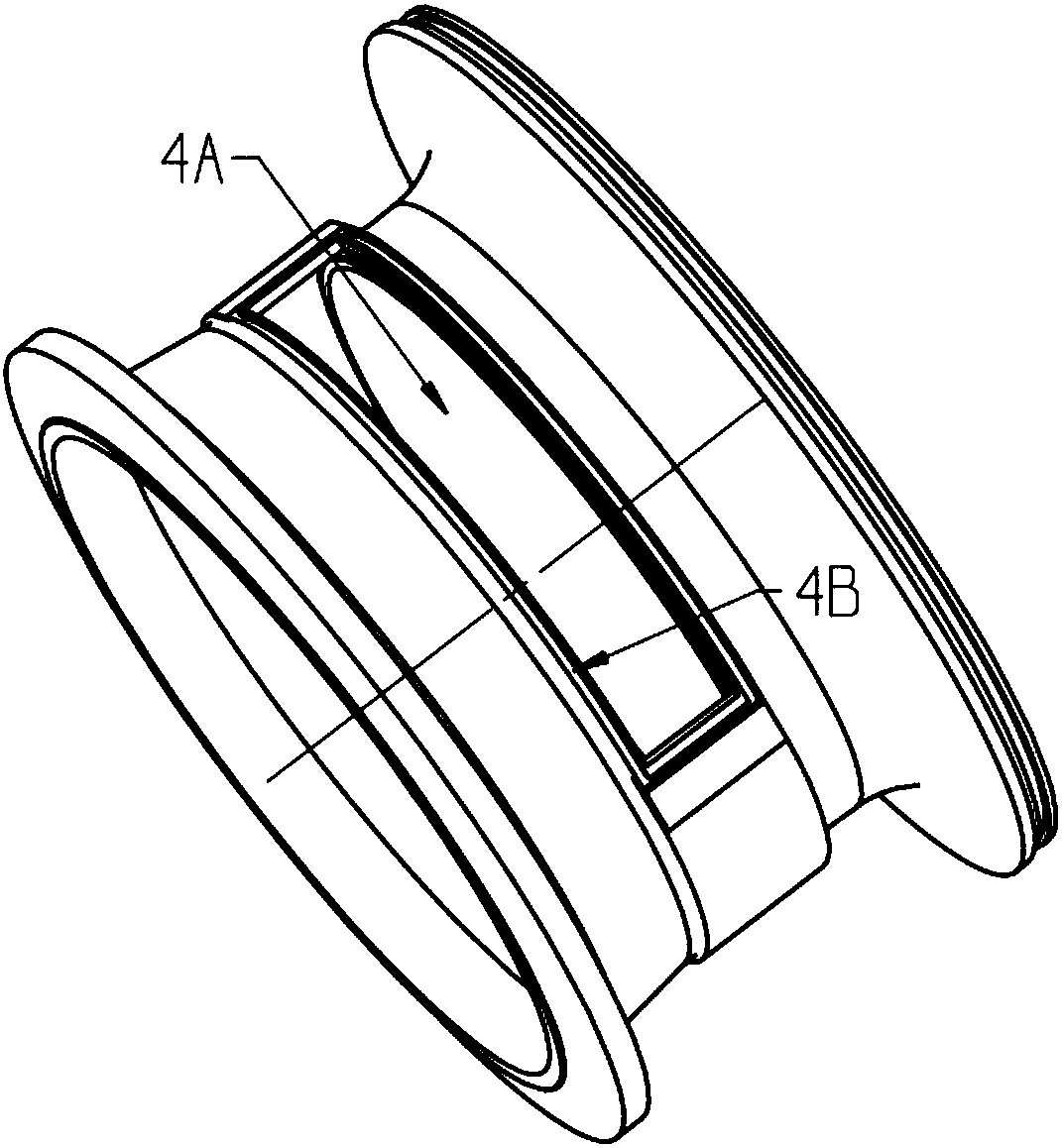 An Axial Flow-Centrifugal Integral Blisk Type Combined Compression System