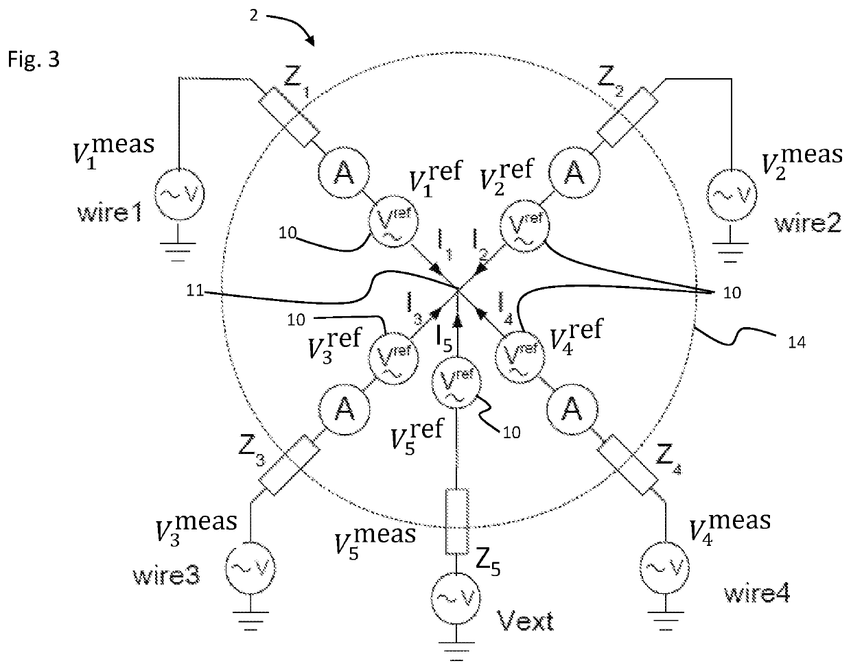 Contactless voltage transducer