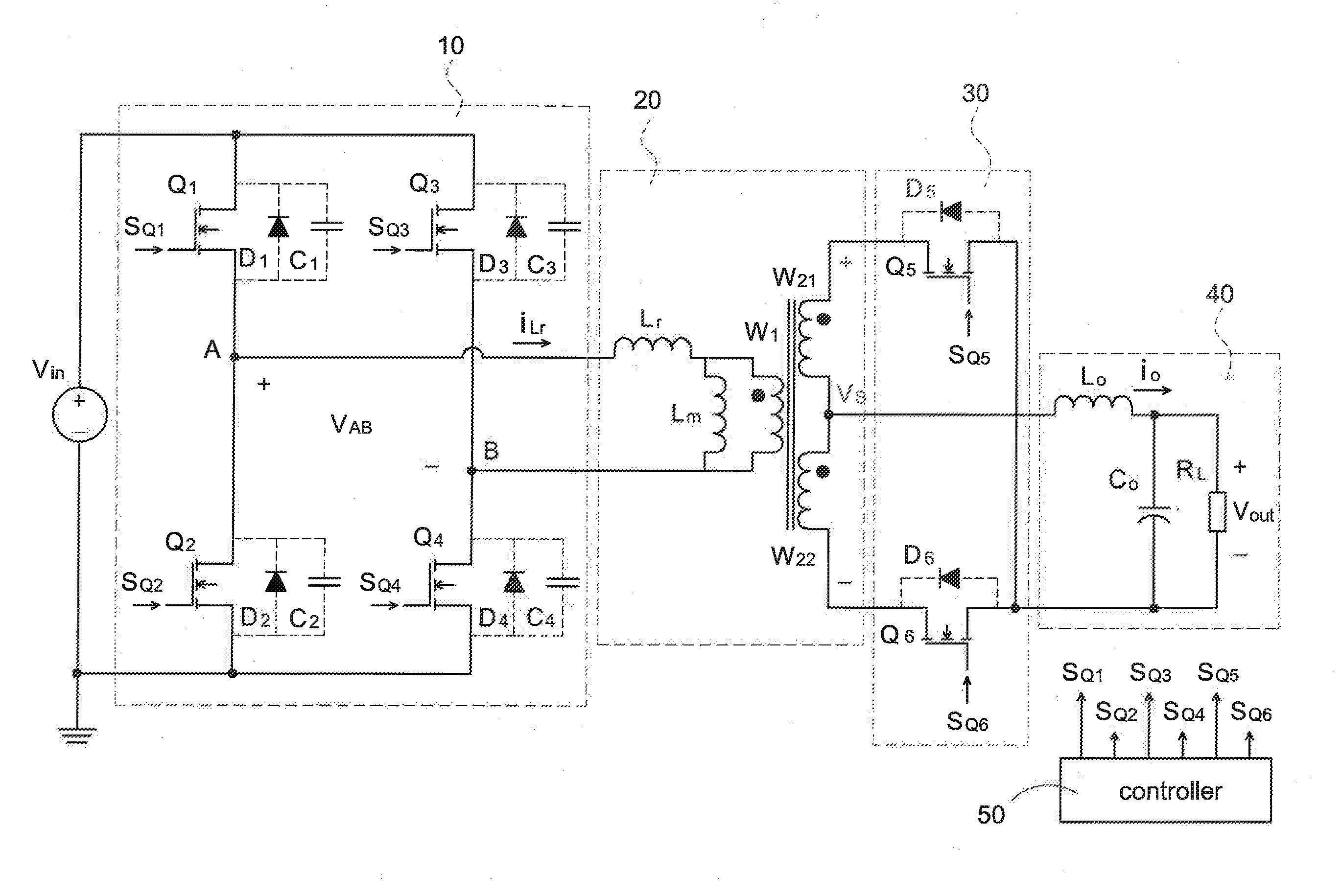 Method of controlling phase-shift full-bridge converter in light load operation