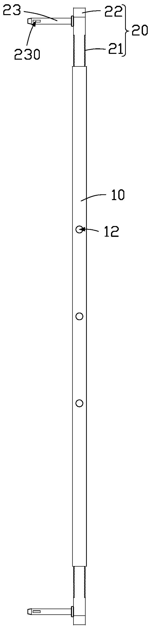 Supporting device and building framework with supporting device