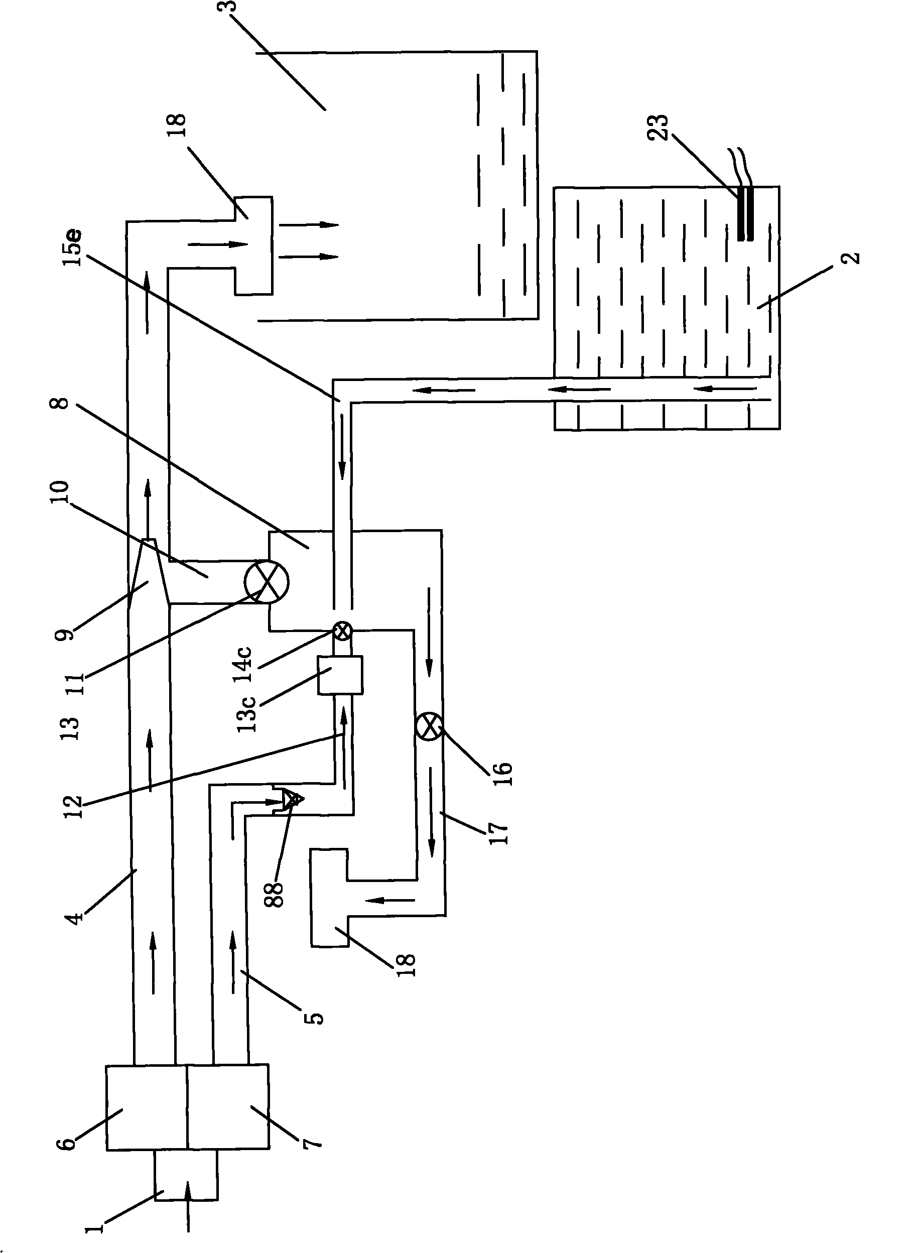 Automatic detergent feeding system