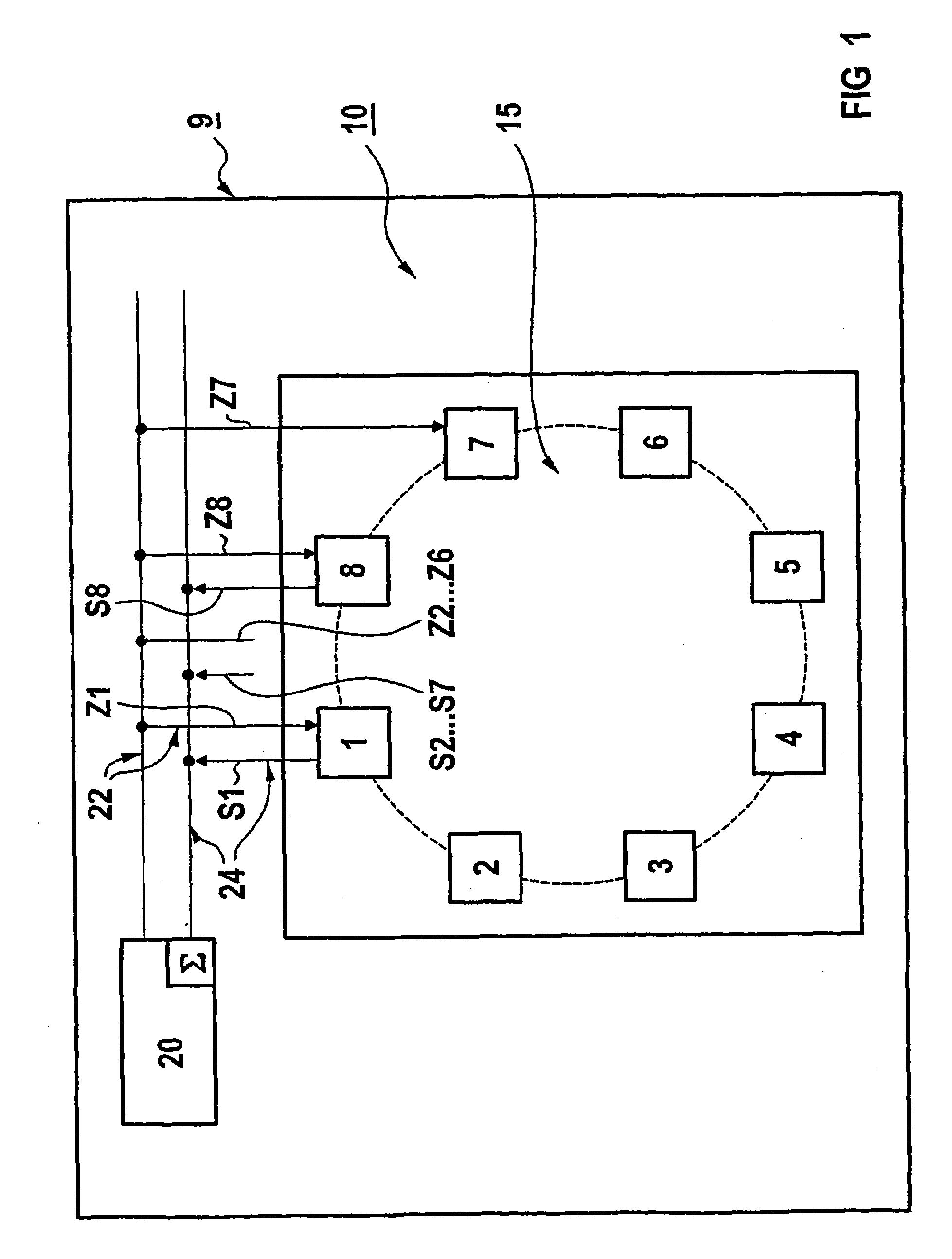 Method and device for operating a multiple component technical system, particularly a combustion system for producing electrical energy