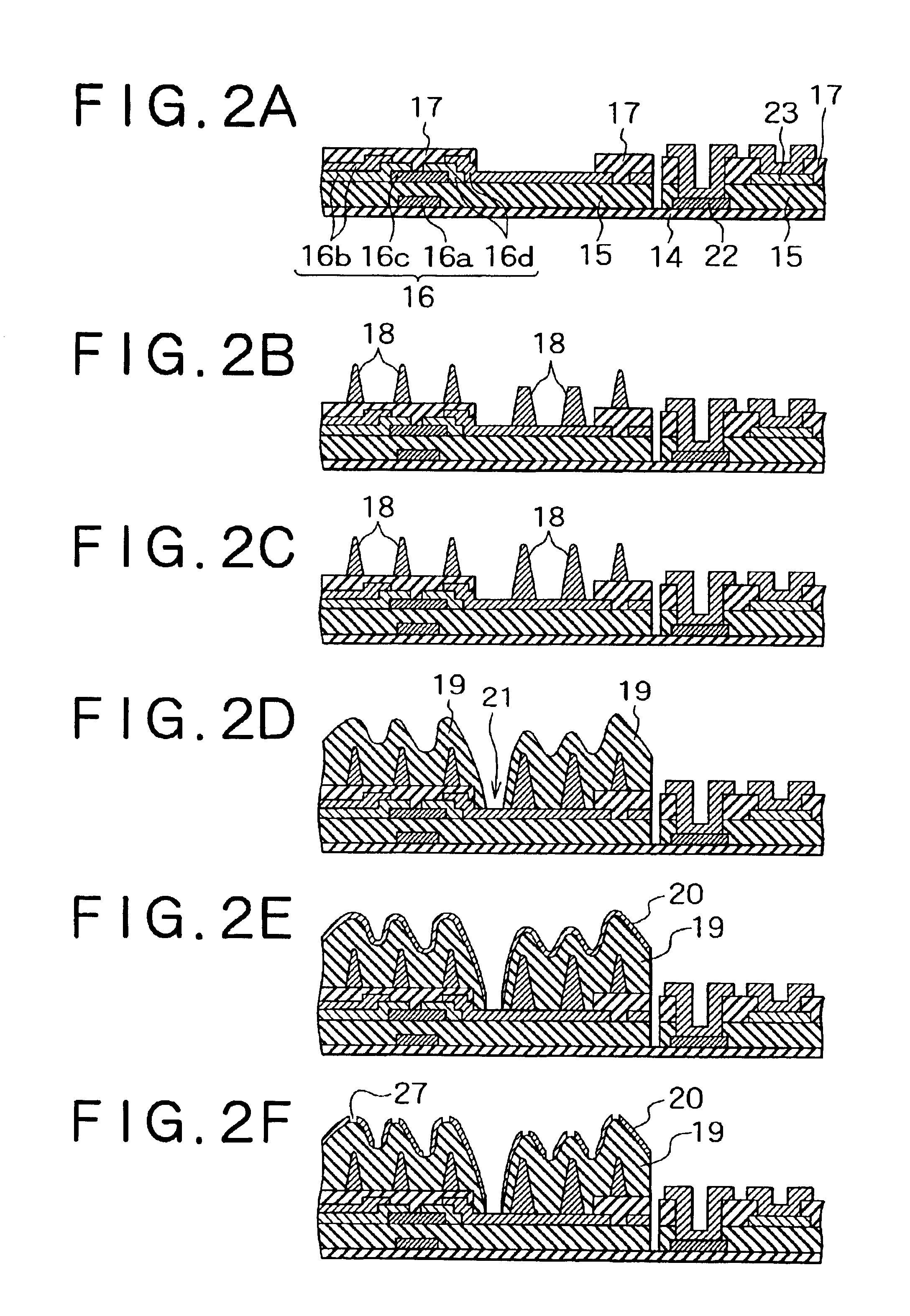 Liquid crystal display having undulated anisotropic reflection electrodes and openings therein