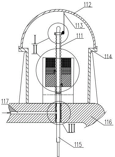 Nuclear reactor safety rod with rotating mechanism and sealing structure of safety rod