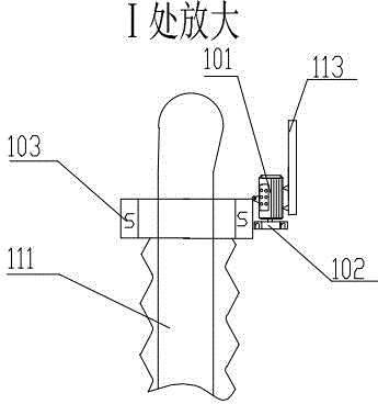 Nuclear reactor safety rod with rotating mechanism and sealing structure of safety rod