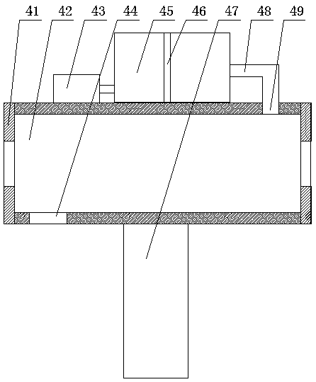 Cable post-processing, dewatering and drying device