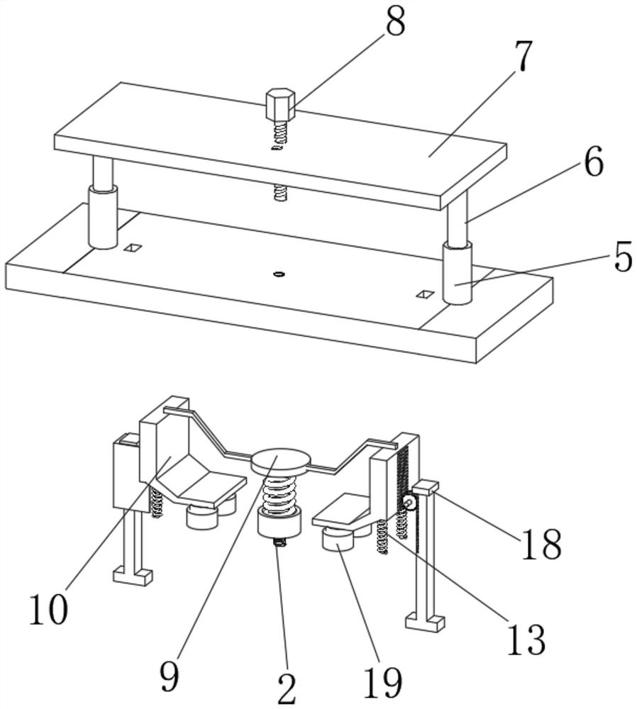 Energy-absorbing and shock-absorbing damping device for civil engineering