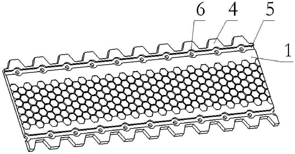 Strip nail used for snowmobile road emergency blanket