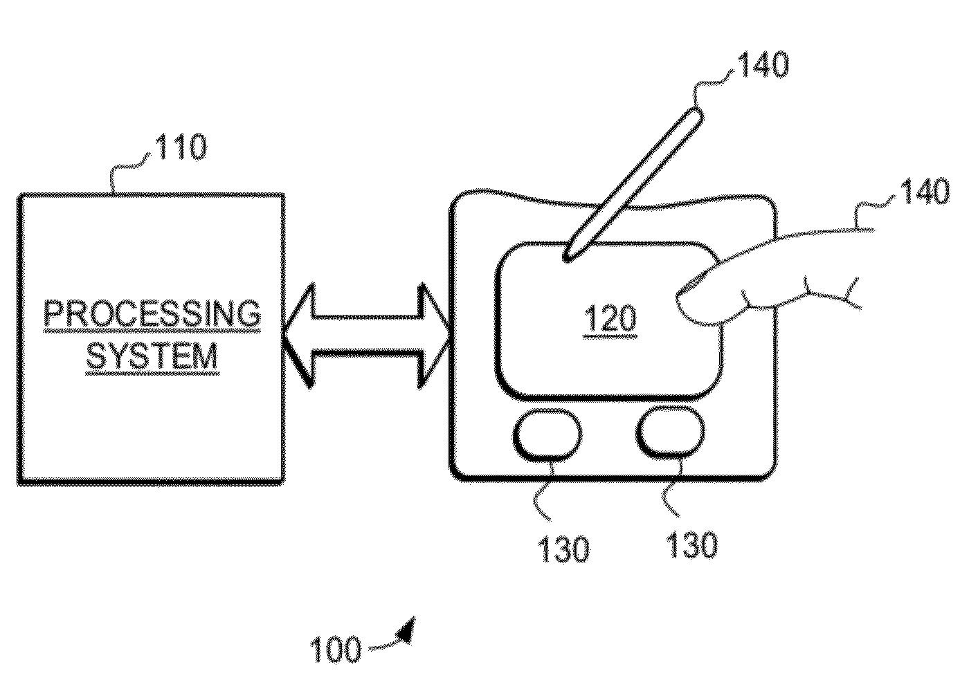 System and method for determining object information using an estimated deflection response
