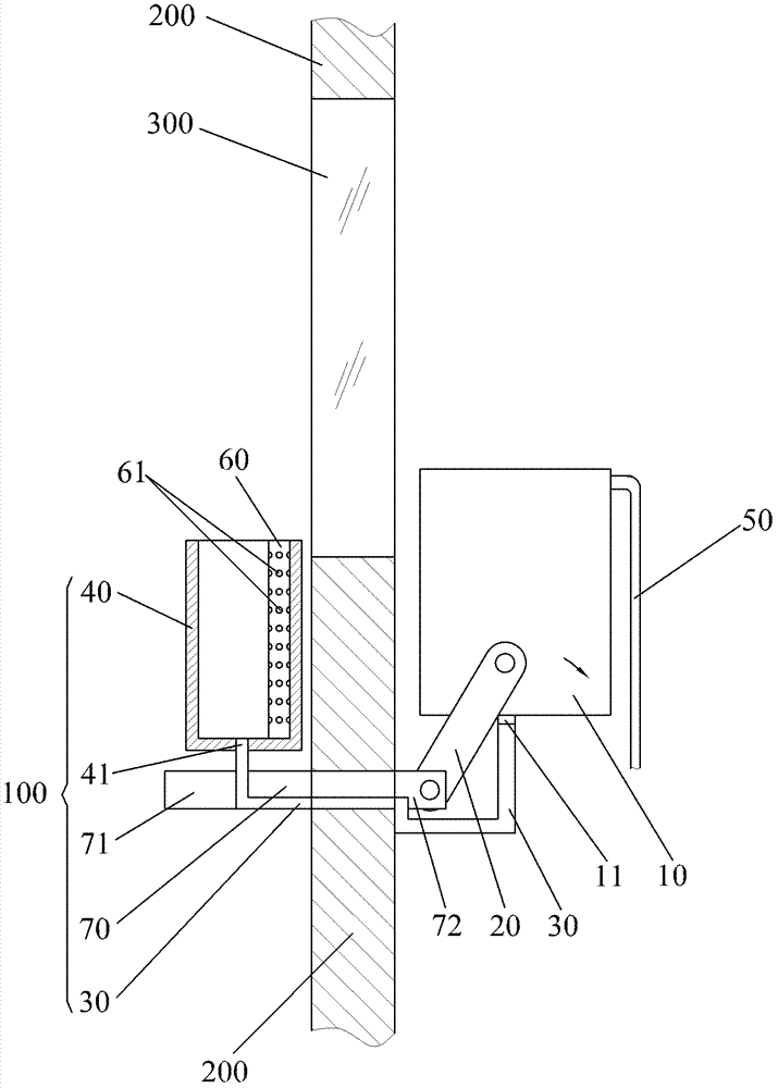 Planting, rainwater collection and utilization integrated building outer wall greening device