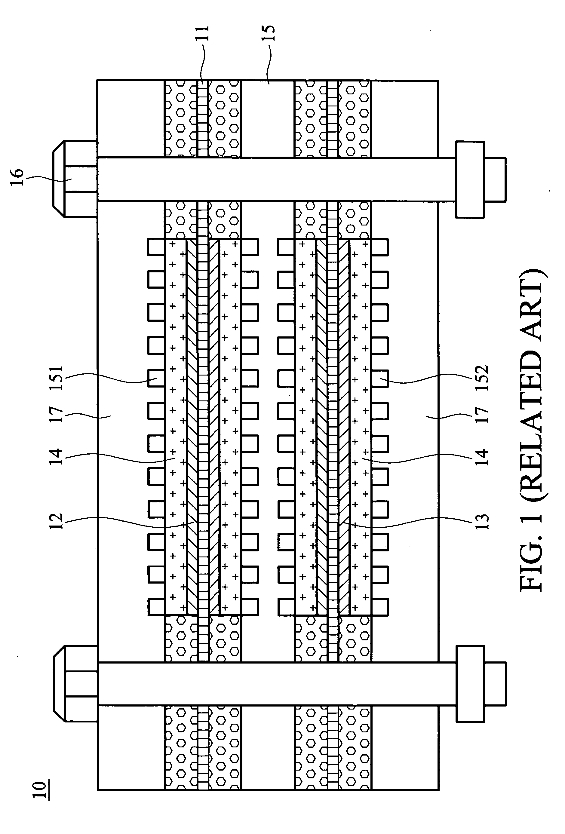 Flat fuel cell assembly and fabrication thereof