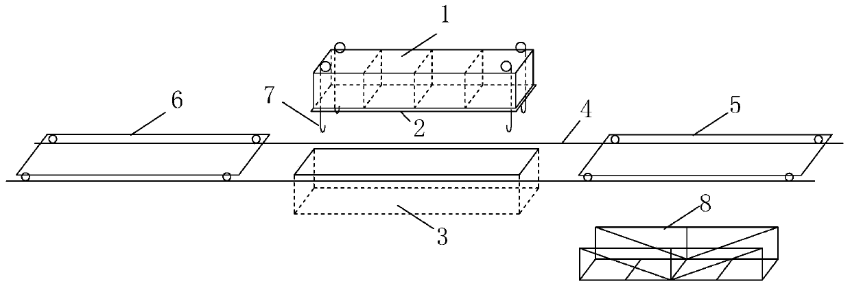Heat treatment device and heat treatment process for ultra-long aluminum extrusion