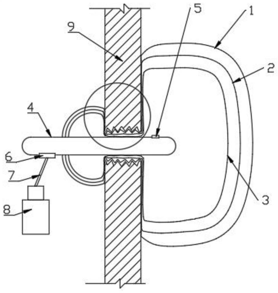 Rapid ship leaking stoppage device