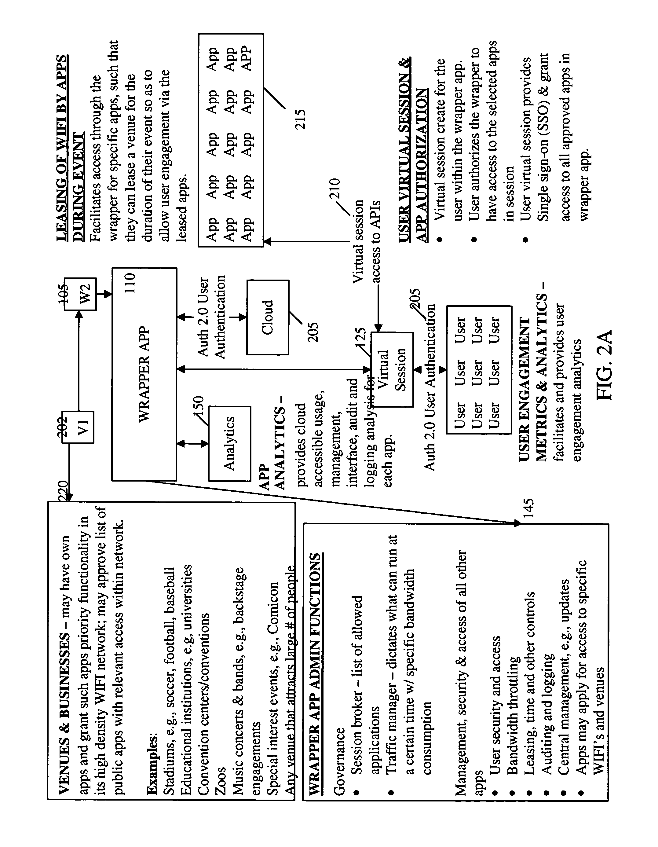 Controlling network access using a wrapper application executing on a mobile device