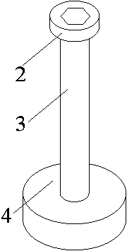 One-time forming bolt preparation component and forming method thereof