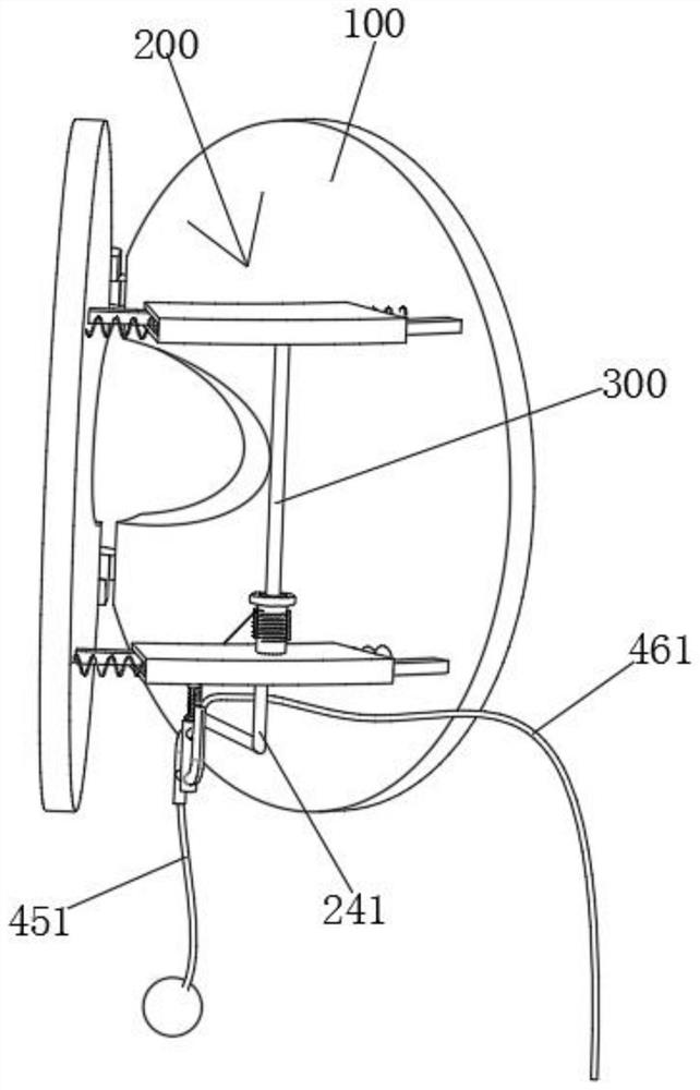 Gastrointestinal examination auxiliary device and use method thereof