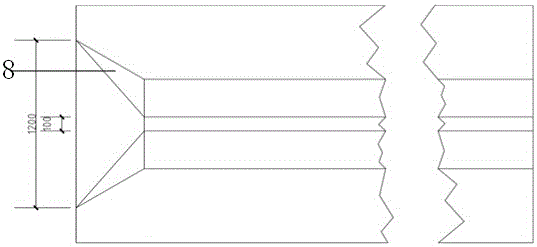 Design method for inflow channel of cyclone grit basin with trapezoid cross section
