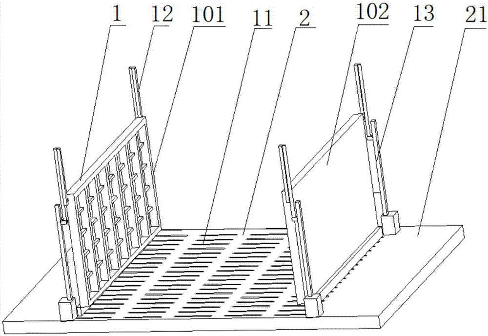 Cattle transfer channel and stable channel