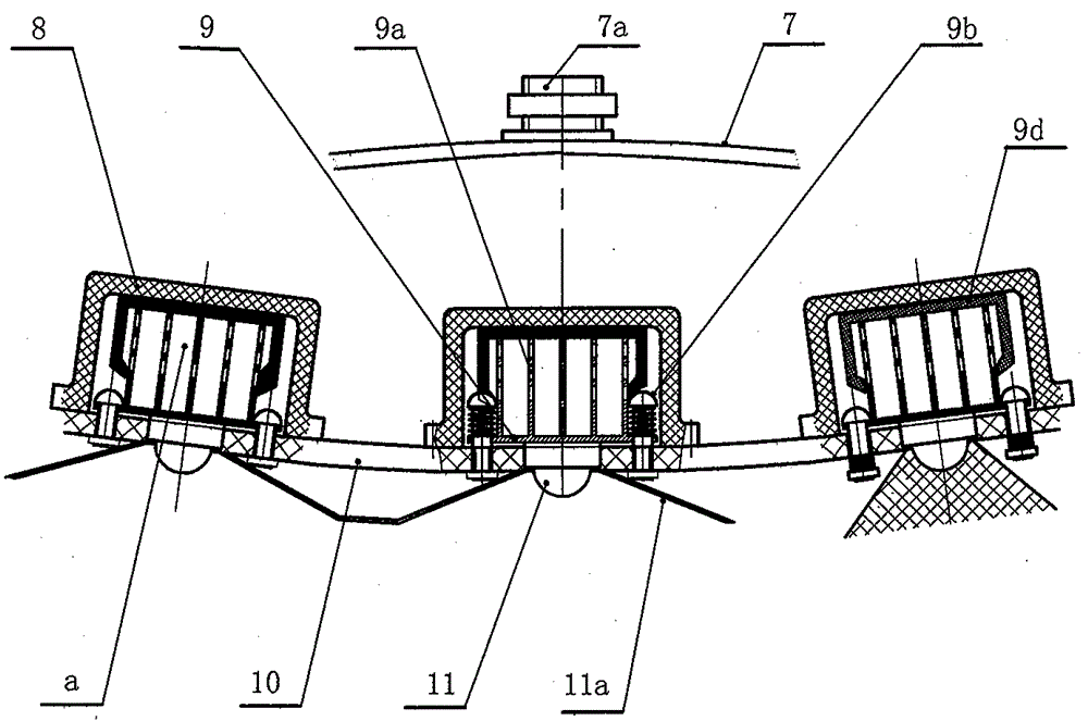 led cooling device and street lamp