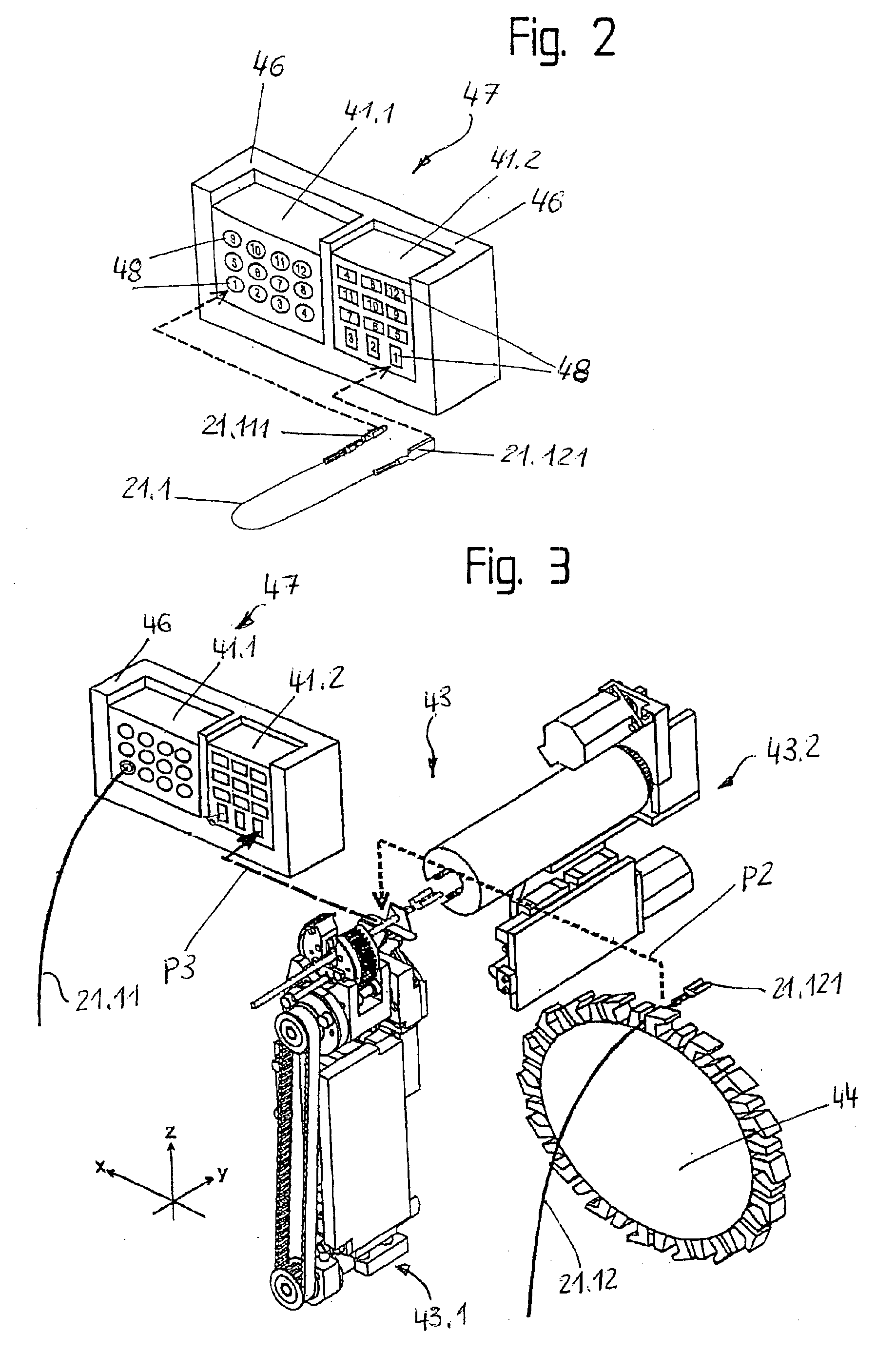 Method and equipment for equipping plug housings with fitted-out cable ends of a cable