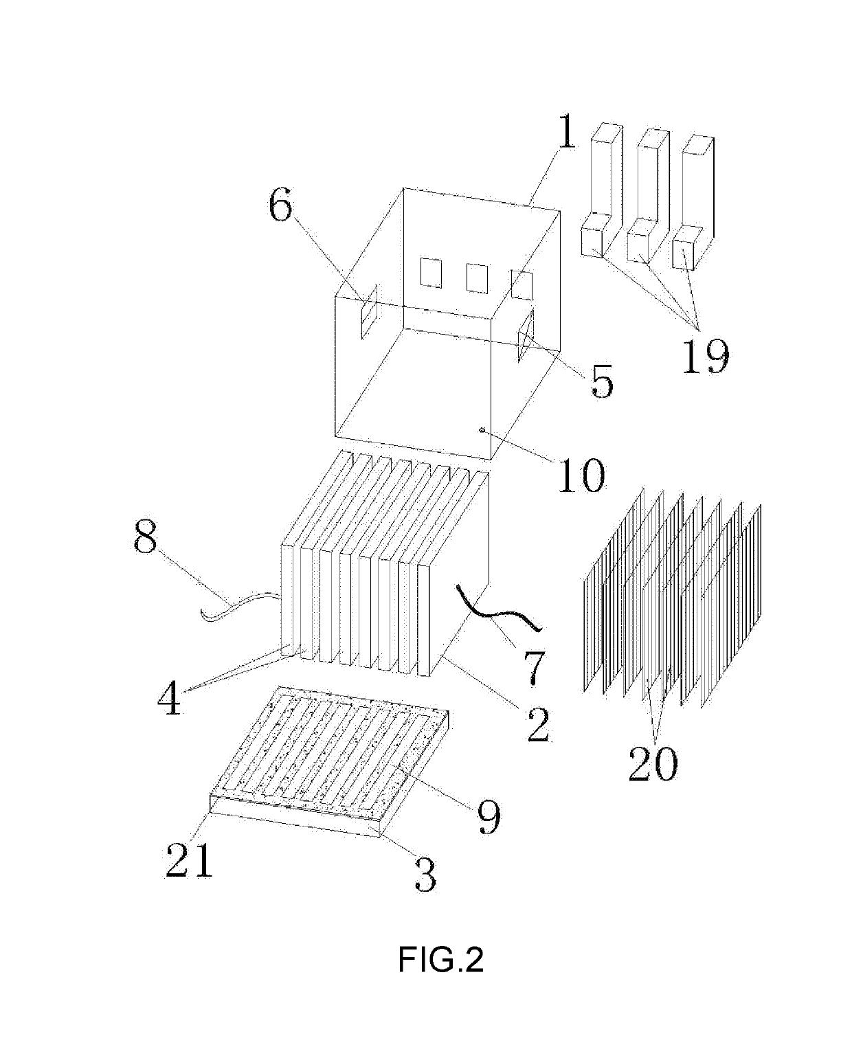 Bi-facial photovoltaic power generation module